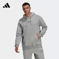 adidas阿迪达斯男装冬季新款宽松运动连帽卫衣HK2830