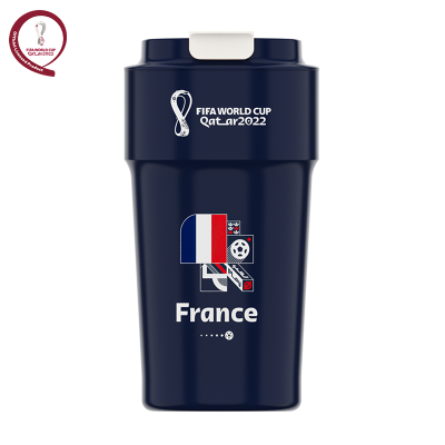 2022年卡塔尔FIFA世界杯官方授权商品不锈钢保温杯咖啡速饮杯世界杯保温杯子车载保温水杯 法国
