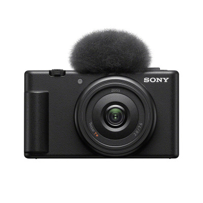 索尼 Vlog相机 ZV-1F 黑色 1英寸影像传感器 超广角定焦20mm F2.0大光圈镜头 小巧轻便 索尼数码相机