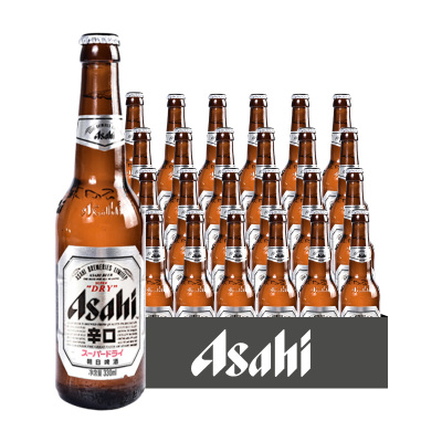 Asahi朝日啤酒(超爽生)11.2度 330ml*24瓶 整箱瓶装