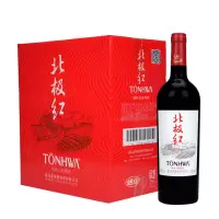 通化葡萄酒 北极红 晚收甜红葡萄酒 15%vol 山葡萄酒红酒 740ml*6 整箱装