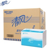 瑞凌 清风 擦手纸 B913AC卫生纸 抹手纸抽纸整箱发货200抽/包 20包/箱