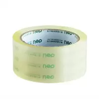 得力(deli)30184 透明封箱胶带 6卷/筒45mm*150y 快递打包封箱胶带 封箱胶布胶纸封箱器胶带透明胶卷