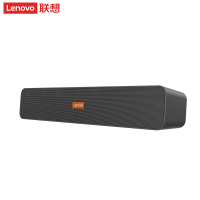 联想Lenovo/BMS09电脑音响双喇叭桌面有线长条音箱多媒体3d环绕低音炮支持笔记本台式机3.5mm接口USB供电