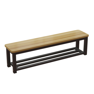 隆博盛景 钢木长条凳长条板凳1200*400*380mm