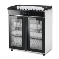 消毒柜立式配餐柜, 750G带抽屉(黑钛金面板+无磁钢层架) 一台