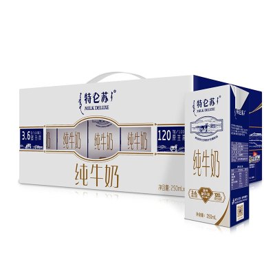 蒙牛 特仑苏纯牛奶 250ml*12盒