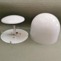 GNSS蝶形卫星天线保护壳外置支架 蘑菇头玻璃钢强制对中底座外壳