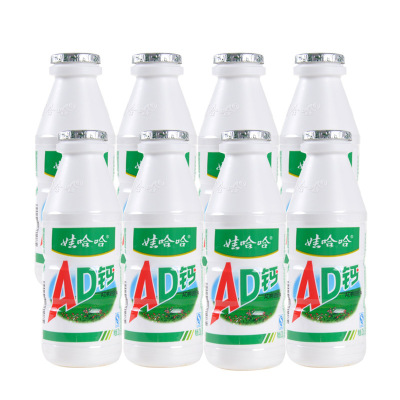 AD钙奶含乳饮品220g*8瓶整箱装酸甜奶饮品哇哈哈