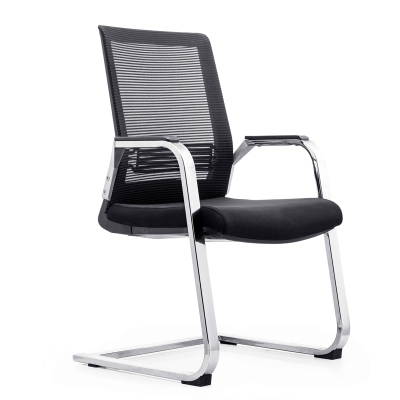 震海6042D会议椅弓形椅办公椅电脑椅网布椅洽谈椅靠背椅
