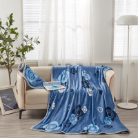 法兰绒毯-蓝调风情毛毯/电热毯