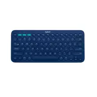 罗技(Logitech)K380 键盘 无线蓝牙键盘 蓝色