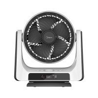 美的 FGD20XBR 变频电风扇空气循环扇家用智能遥控节能轻音无极调速办公室大风量台扇桌面扇空调扇