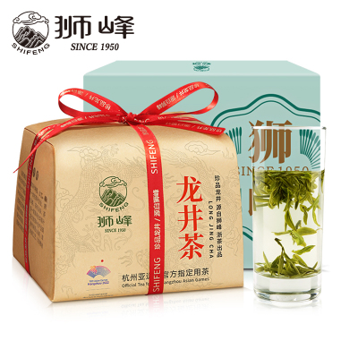 狮峰牌2024新茶龙井茶叶正宗明前龙井43号春茶绿茶一级纸包250g