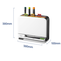 摩飞电器 MR1001砧板刀具餐具消毒机 二代多功能分类 菜板案板消毒刀架套装刀筷子消毒筒烘干紫外线杀菌置物架