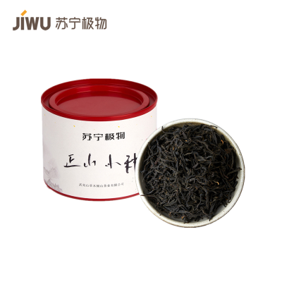 [苏宁极物]武夷岩茶正山小种武夷红茶一级茶叶2023年新茶叶1罐50g