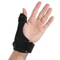 双星运动护腕钢板拇指健身护腕吸汗加压支撑尼龙健身运动护具 G4103 钢板拇指护腕(单只)
