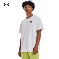 安德玛(UNDERARMOUR) 男子训练运动短袖T恤1373997 白色100