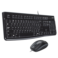 罗技(Logitech) MK120有线办公键鼠套装USB即插即用舒适手感 MK120 键鼠套装