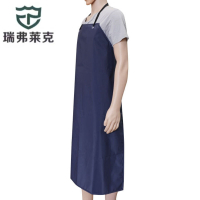 PVC围裙65丝防水围裙加厚加长耐油耐酸碱水产食品工作服围兜罩衣( 65丝防水围裙 1)