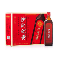 沙洲优黄红标三年半干型黄酒 苏州特产黄酒 整箱装 500ml*10瓶装