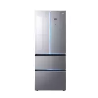 美的 BCD-327WFGPM 327升法式多门四开门冰箱 智能双变频三区独立循环节能 家用电冰箱