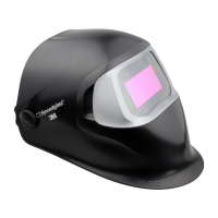 3M 100V自动变光电焊面具电焊工焊帽氩弧焊电焊面罩焊接防护防护全面罩