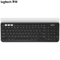 罗技 (Logitech) 无线键盘 K780 蓝牙键盘 黑色