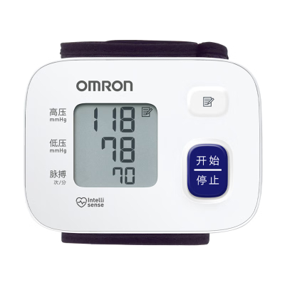 欧姆龙(OMRON)电子血压计1家用手腕式血压测量仪HEM-6161