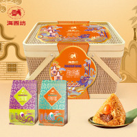 海西坊海丝福粽1600g端午节粽子礼盒台式烧肉粽红豆粽送礼特产