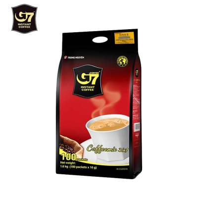 越南原装进口G7中原三合一速溶咖啡1600g袋装100条独立小包装