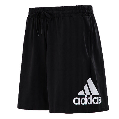 阿迪达斯 (adidas)短裤男裤 夏季新款运动裤潮流时尚舒适宽松透气休闲裤 GS4874黑色