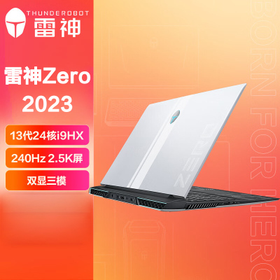 雷神Zero2023 911 i9-13900HX 16G DDR5 512G RTX4060 240Hz 2.5K屏 白色 游戏本笔记本电脑发烧游戏本设计师本