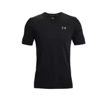 安德玛(Under Armour) 修身款梭织速干运动服圆领休闲安德玛t恤男 1370441-001