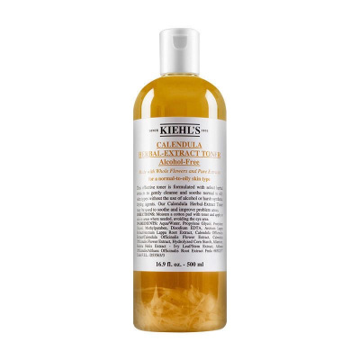 (Kiehl's)科颜氏金盏花爽肤水500ml 植萃化妆水柔肤水 修护泛红 敏感去闭口 舒缓肌肤