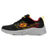 斯凯奇(SKECHERS)童2023夏季运动鞋时尚潮流轻便休闲鞋403770L-BKRD27.5码/11/鞋_56771