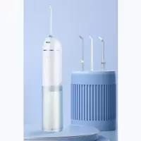 美的 MC-BL0203 冰淇淋-海盐蓝 冲牙器 迷正畸洗牙器水牙线洁牙器 便捷伸缩
