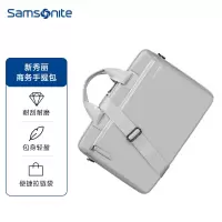 新秀丽(Samsonite)手提包电脑包轻薄单肩包背包14英寸苹果笔记本保护套BP5*28002 银灰色