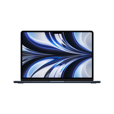 2022 款 Apple 13.6英寸 MacBook Air M2处理器 8GB 256GB 笔记本电脑 轻薄学习办公笔记本电脑 午夜色 MLY33CH/A