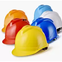 禄华 安全帽 WX-V 国标 进口 ABS材质 工地建筑电力施工防护 白色 一指键款 一顶(10顶起订)