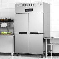 新飞四门冰箱商用霜纹厨房冷藏冷冻4开门大容量冰箱900l
