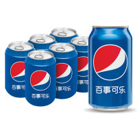 百事可乐 Pepsi 碳酸饮料 330ml*6听