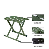神器营织带马扎小凳子折叠马扎 40加厚 绿色