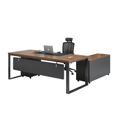 易企采 1800*700*750mm办公桌不含椅 老板桌 板式大班台 简约现代主管桌 经理桌 经理桌