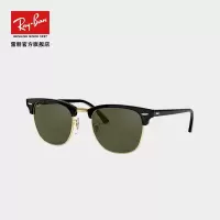 雷朋(RayBan)雷朋太阳镜派对达人半框墨镜潮流方形眼镜0RB3016 W0365黑色镜框绿色经典镜片 尺寸51