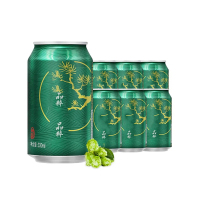 企业定制 白鹤泉啤酒 330ml6罐