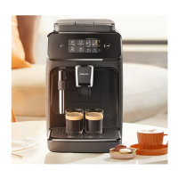 飞利浦(PHILIPS)黑珍珠咖啡机EP1221 现磨咖啡机研磨一体手动奶泡机触控屏 单位:台