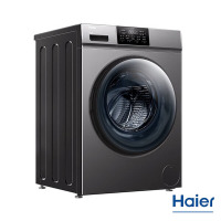 海尔(Haier)超薄滚筒洗衣机全自动10公斤一级变频洗烘一体机智能柔烘+空气洗HB06 单台装