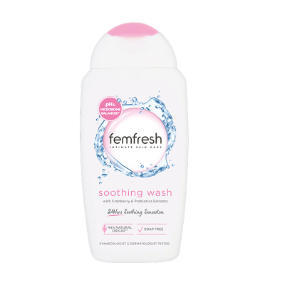 芳芯(femfresh)蔓越莓经期护理女性私处洗液护理液弱酸沐浴露250ml