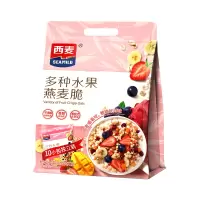 水果燕麦西麦多种水果燕麦脆450g*2袋装懒人速食早餐即食代餐坚果干吃燕麦零食